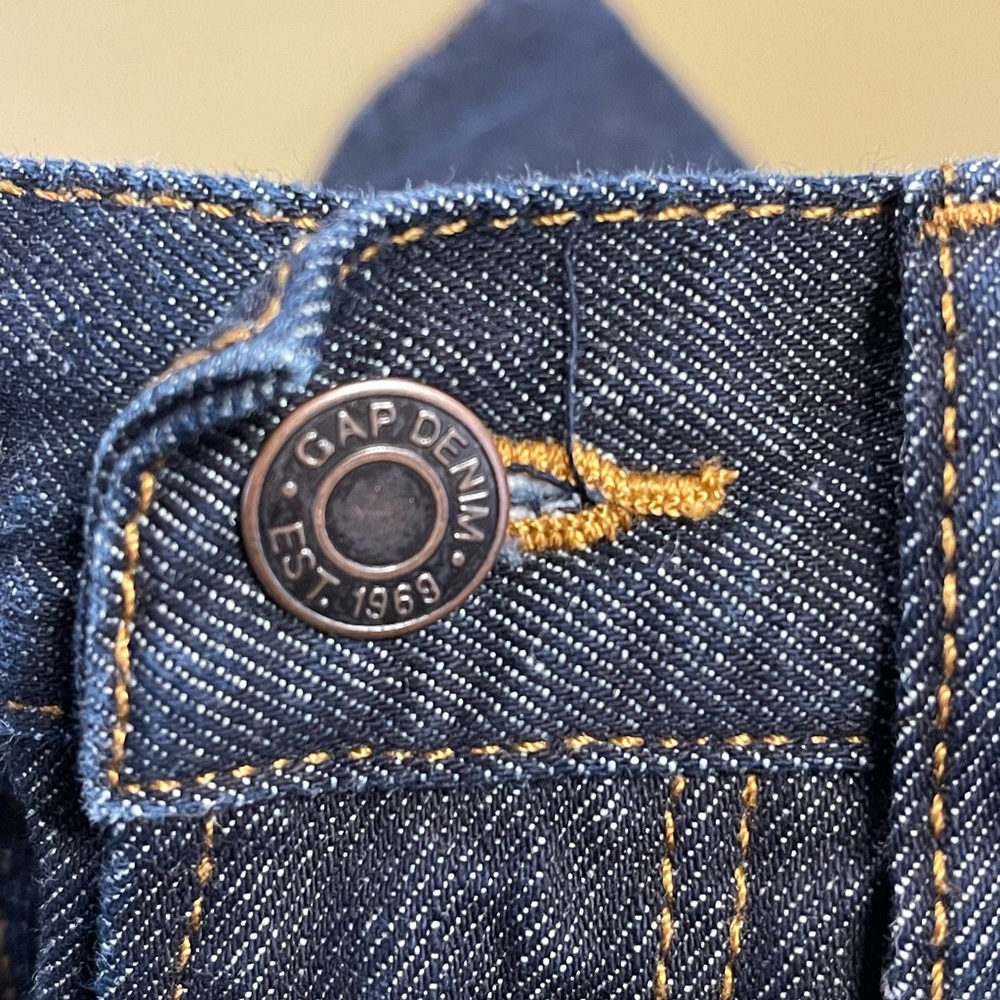 GAP Straight Dark Wash Denim Jeans 30x32 - Picture 6 of 10